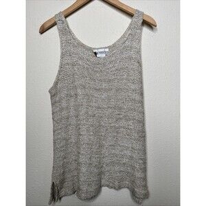 Vintage Peter Popovitch Tank Top Size XL Sand Beige USA